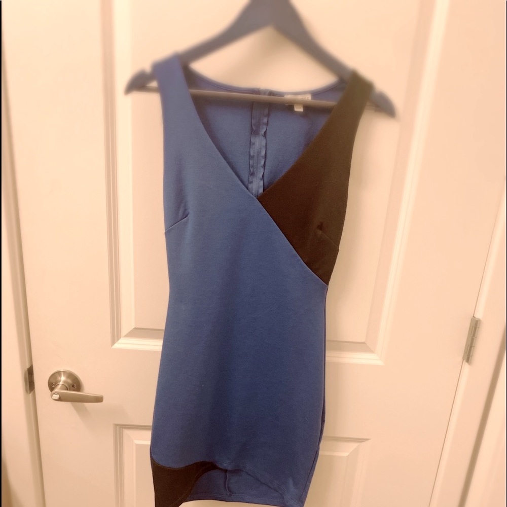 Guess- Blue & Black mini dress